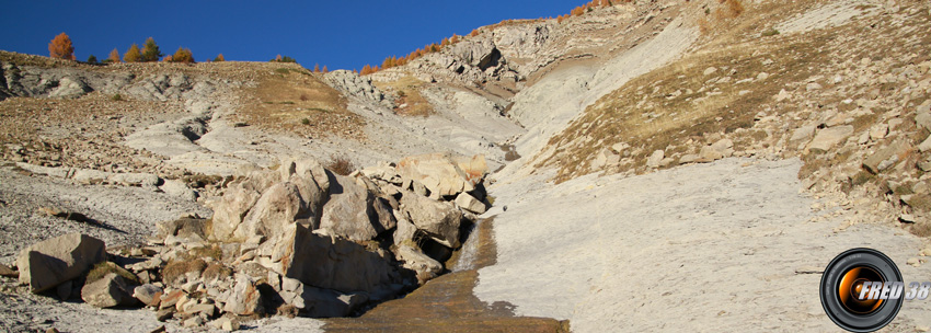 La source de l'Issole avant Colle Meyère.