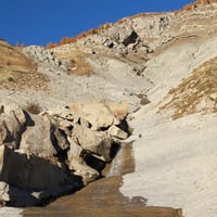 La source de l'Issole avant Colle Meyère.