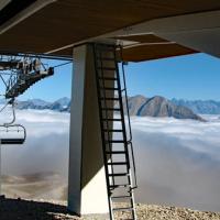 Le haut des pistes.