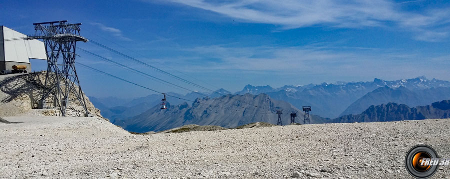 Le téléphérique de l'observatoire.