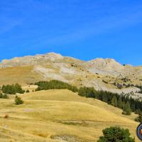 Vue de la route montant au col