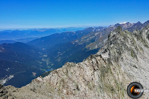 La crête sous le sommet