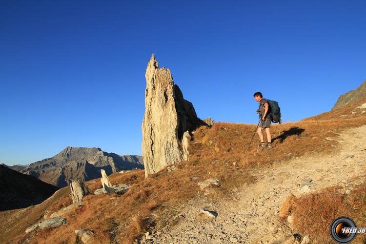 Arrivée au refuge.