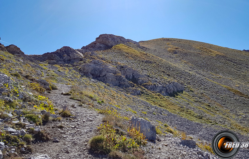 Au dessus du col du Lauzon.