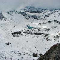 Vue sur le lac de la Partie.