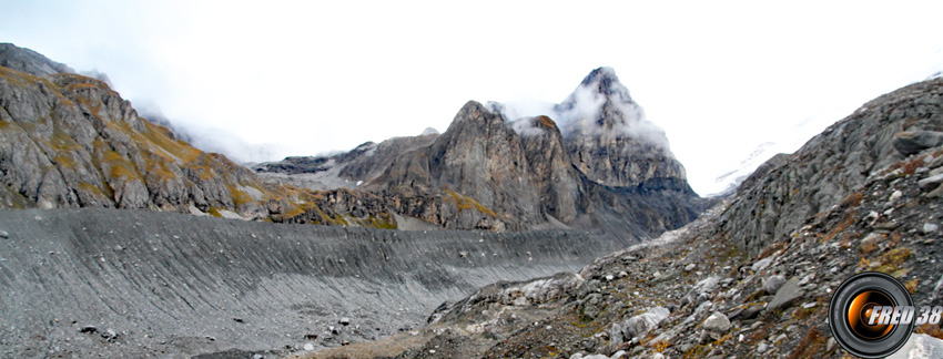 La moraine.