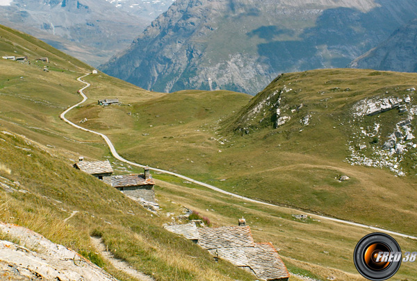 Au dessus du refuge de Vallonpierre.