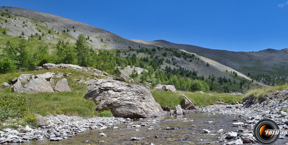 Traversée du Riou de la Saume.