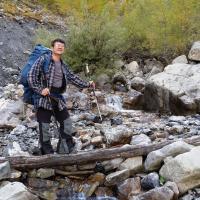 Traversée du Riou de la Saume.