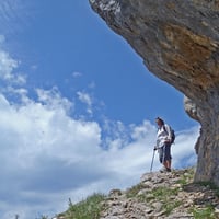 Au dessus du cirque de Saint-Même.