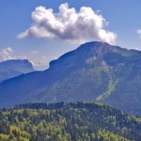 Chamechaude vu du sommet.