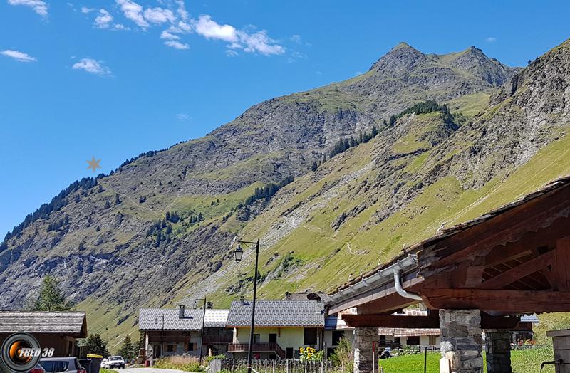 Vu de Champagny le haut.