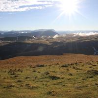 Le plateau vu Roc de Touleau.