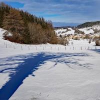 Arrivée près d'Evosges.