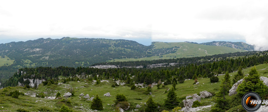 Le plateau de l'Alpe