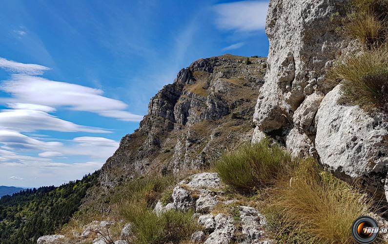 Dans la montée au Pas de géruen.