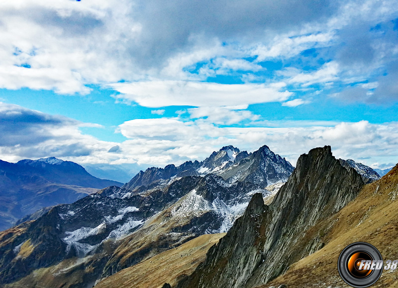 Vue sur la Grande Lauzière.