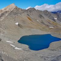 Le lac au pied de la Pointe des Fours