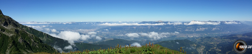 Panoramique du sommet.