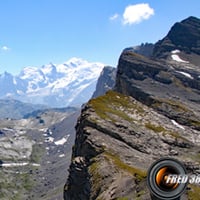 Le Mont-Blanc vu du sommet.