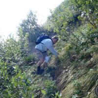 Descente dans les Arcosses.