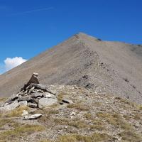 La crête conduisant au sommet