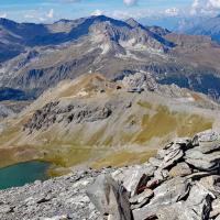 Le sommet et en dessous 