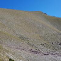 La longue crête sommitale.
