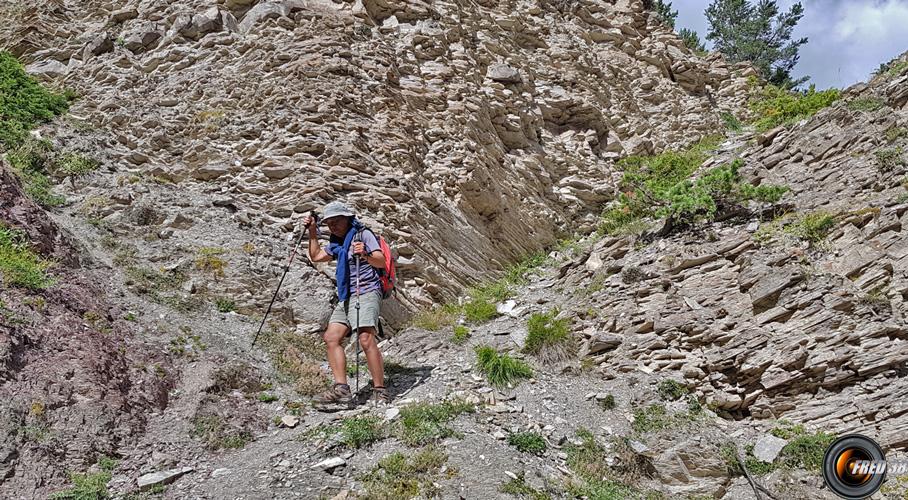 Le petit vallon après le Replat.