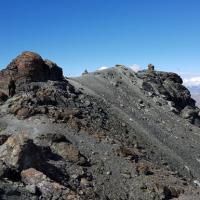 La crête du sommet.