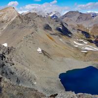 Le lac vu du sommet.