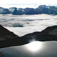 Le lac au pied de la Pointe des Fours