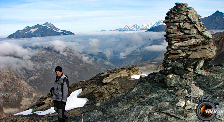 Le cairn du sommet