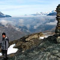 Le cairn du sommet
