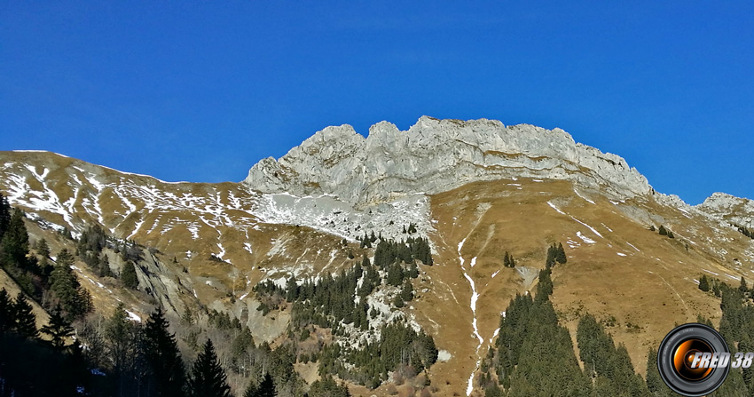 Vue du chalet du Drizon