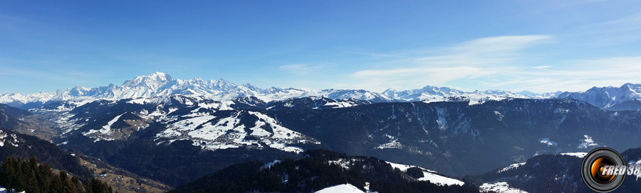 Panoramique vu du sommet.