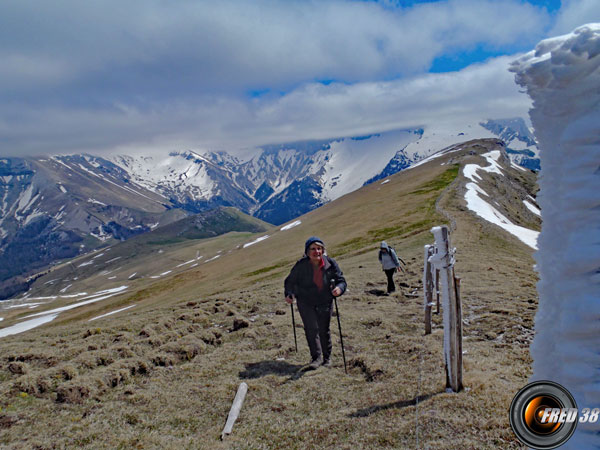 Près du sommet.