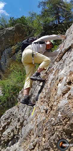 Descente vers les Puits.