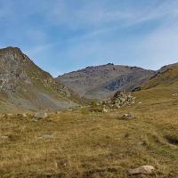 Le vallon et le sommet en fond.