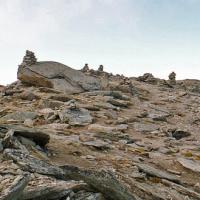 La crête du sommet.