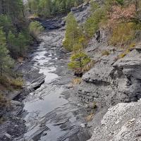 Le vallon en eau.