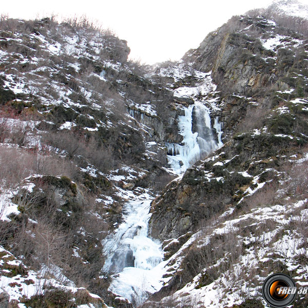 Cascades de glace.