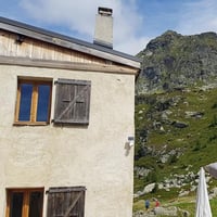 Vue au dessus du refuge.