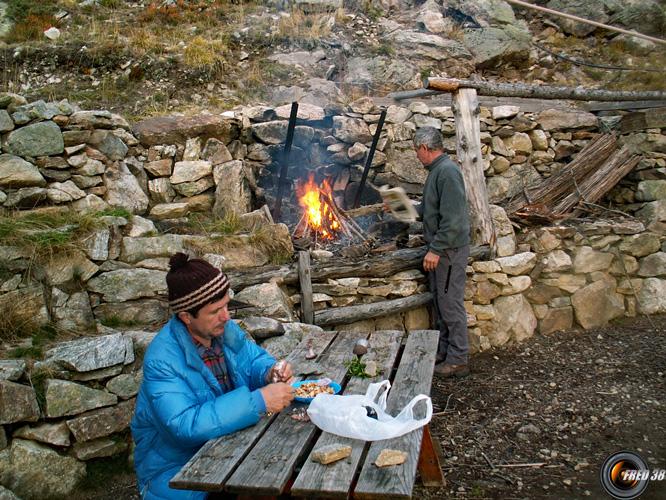 Prés de l'ancien refuge.