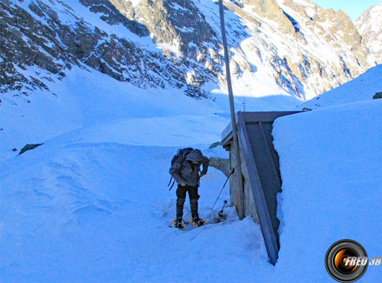 Le refuge d'hiver.