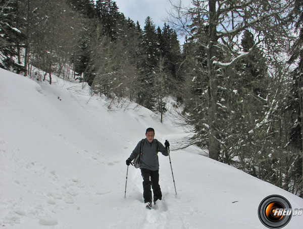 Le bout de piste utilisé au retour.