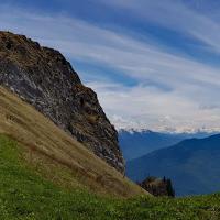 Le col et la cabane