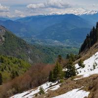 Montée vers la crête.