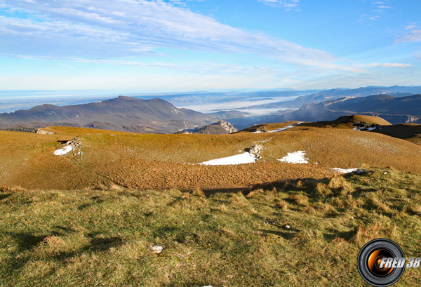 Vue vers le nord.