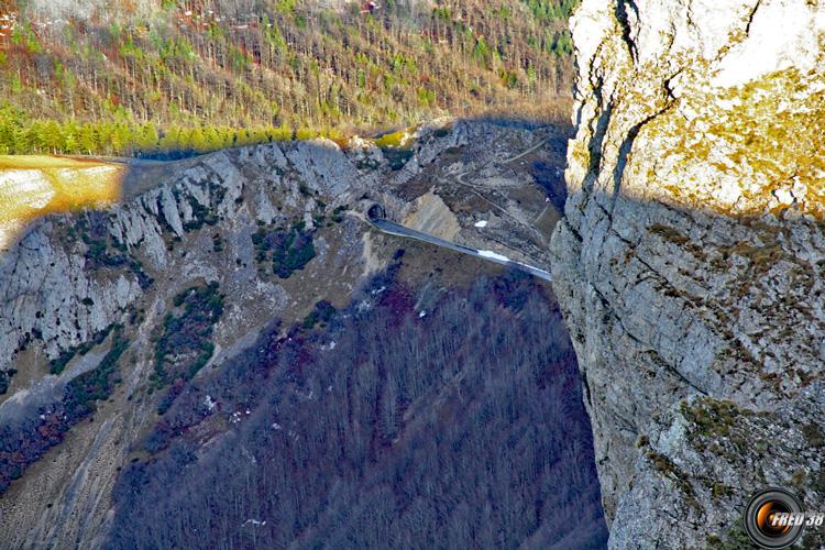 Vue sur le col de la bataille.